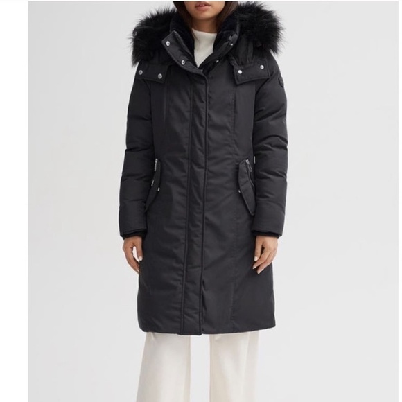NOIZE Kristel Faux Fur Hooded Parka Jacket - Picture 1 of 4